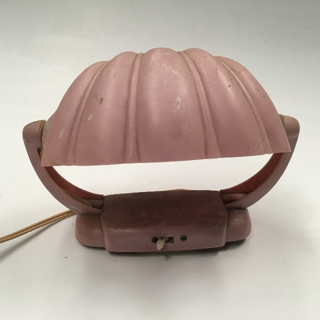 LAMP, Desk Light - Bakelite Shell, Pink